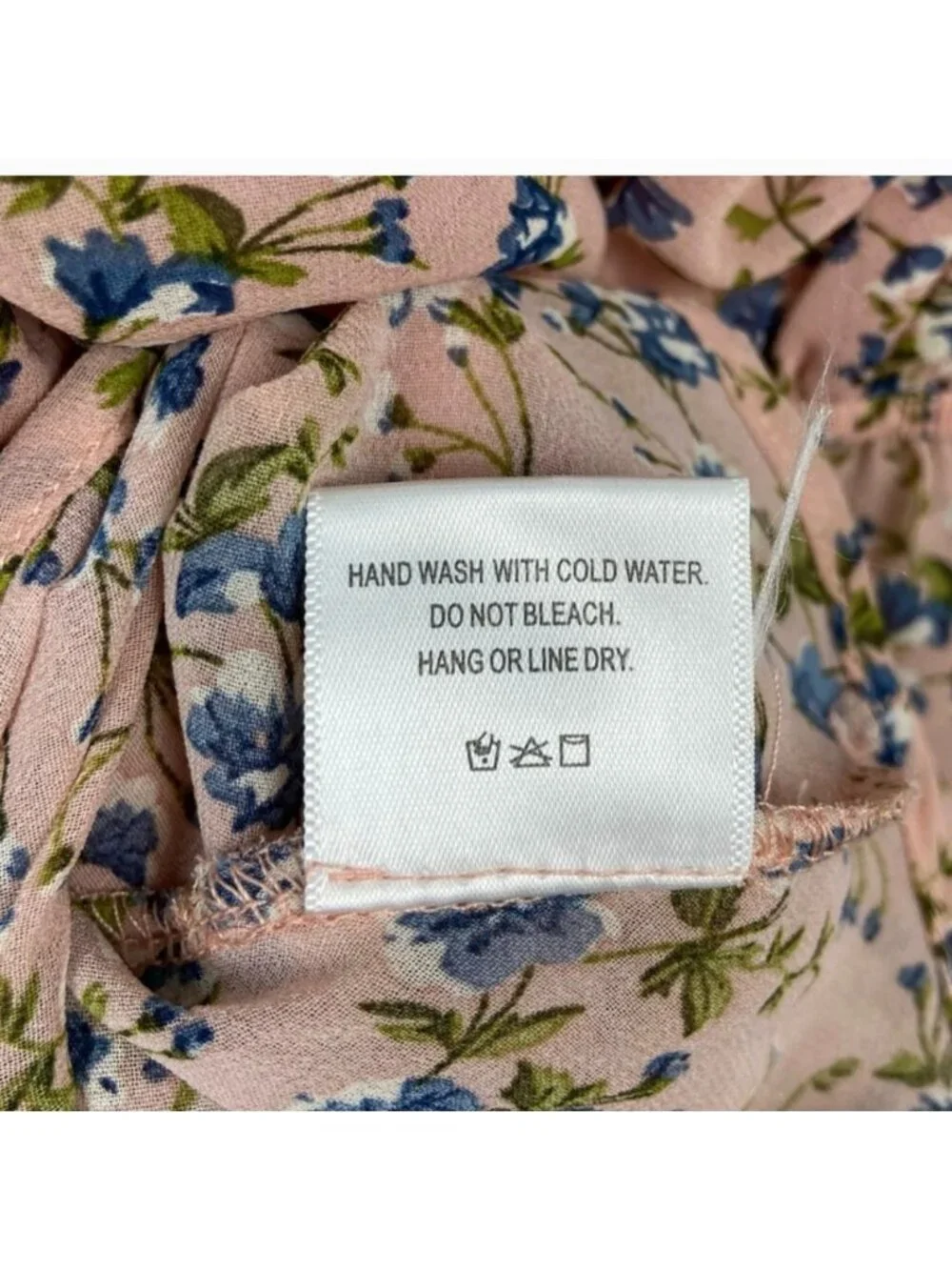 Emory Park Pink Floral Bell Sleeve Top